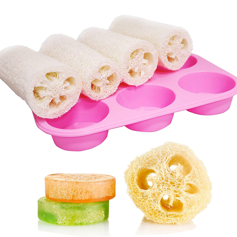 Soap Making Starter Kit - 10Cm Loofah dan Kit Cetakan Sabun