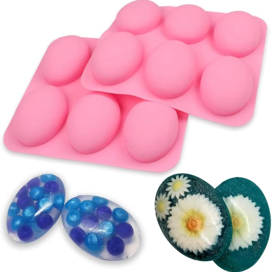 Soap Making Websites - Cetakan Silikon 6 Lubang untuk Pembuatan
