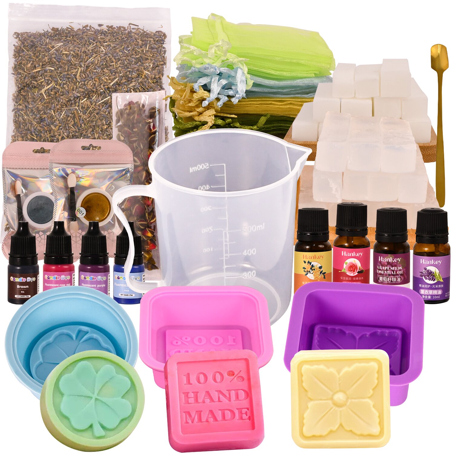 Soap Making Starter Kit - Kit Pembuatan Sabun Deluxe Premium Ukuran