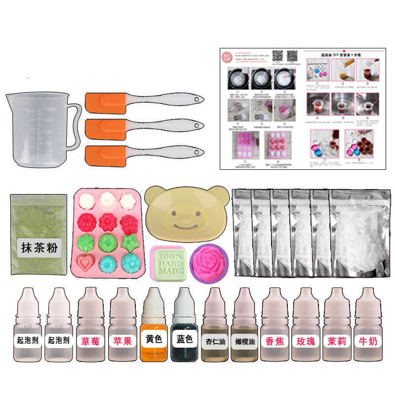 Soap Making Starter Kit - Paket bahan DIY tanaman set putih