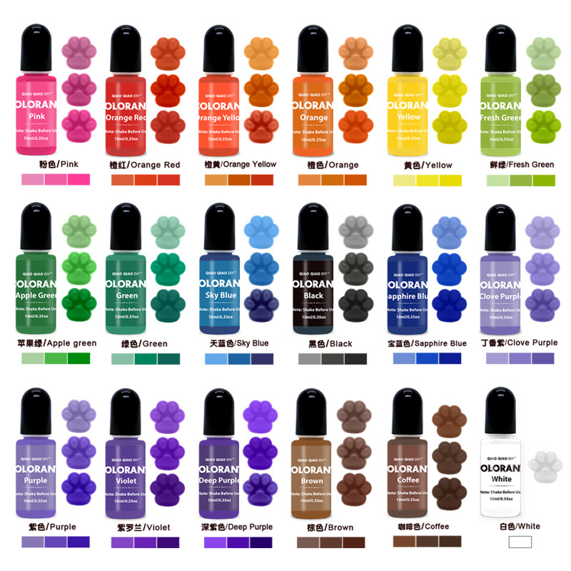 Soap Making Ingredient - 20 warna lilin pewarna lilin lilin