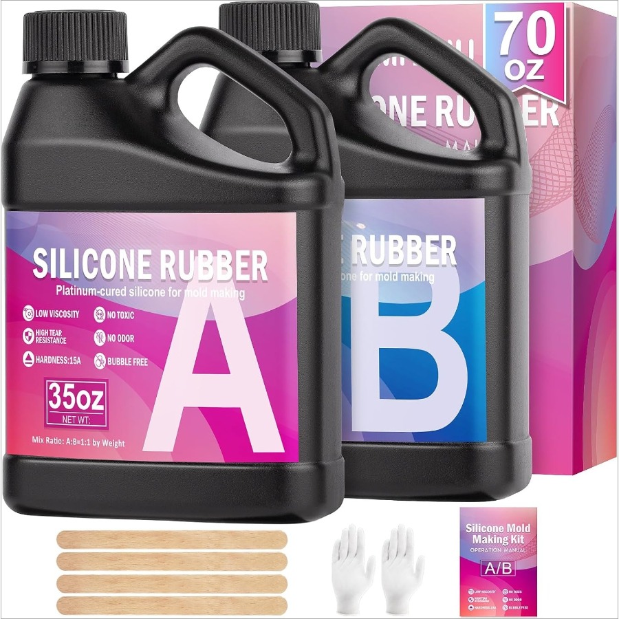 Soap Making Lab - Kit Pembuatan Cetakan Silikon, 38.8oz 15A