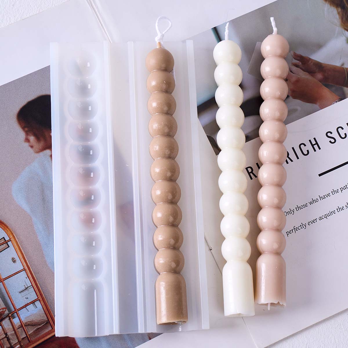 Cetakan Silikon Lilin Pilar Ma - Soap Making Lye ulasan dan harga