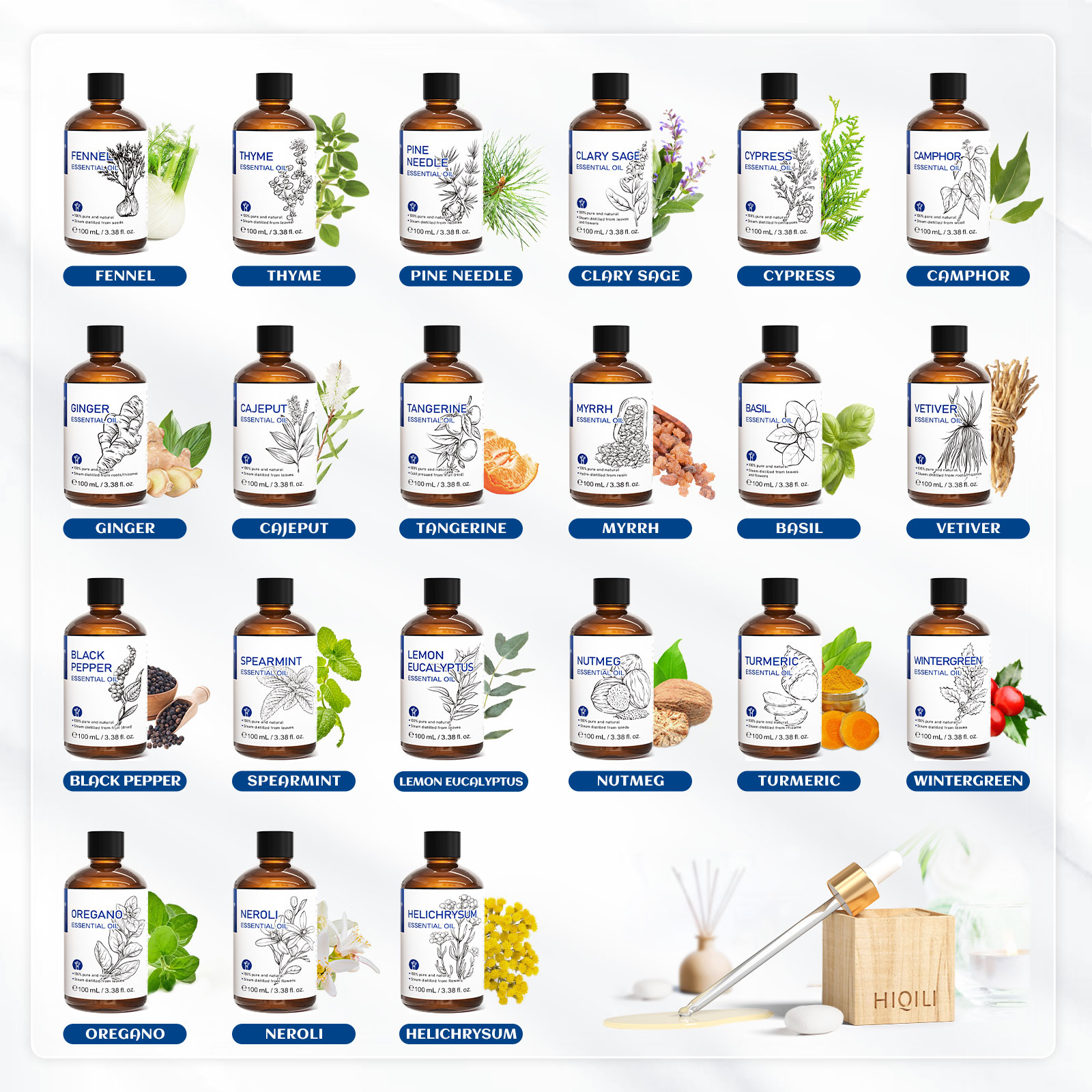 HIQILI 100% Alami, 100mL Minya - Soap Making Ingredient ulasan dan harga