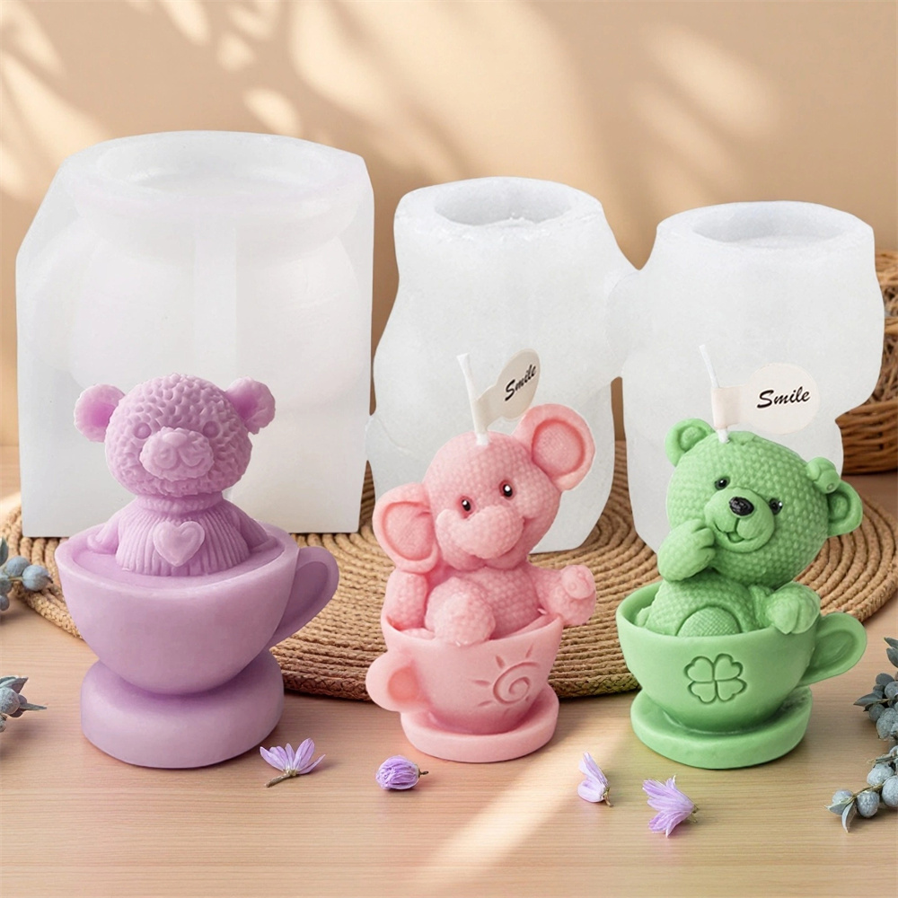 Cetakan Silikon Beruang Teddy  - Soap Making Jar ulasan dan harga
